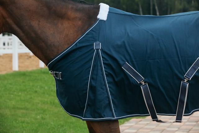 Попона денниковая AM Stable Performance - Luxury cotton (т.синий)