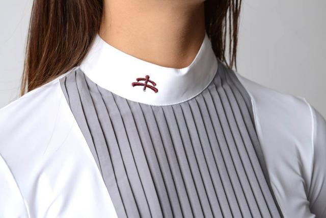 Поло Ladies polo shirt VERONICA (белый\серый)