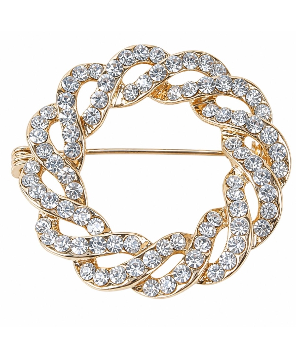 Брошь на манишку Stock pin Weath gold