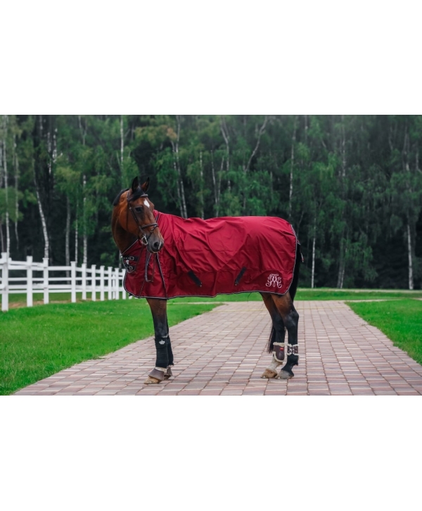 Попона дождевая AM Outdoor Rain Style with fleece (бордовый)