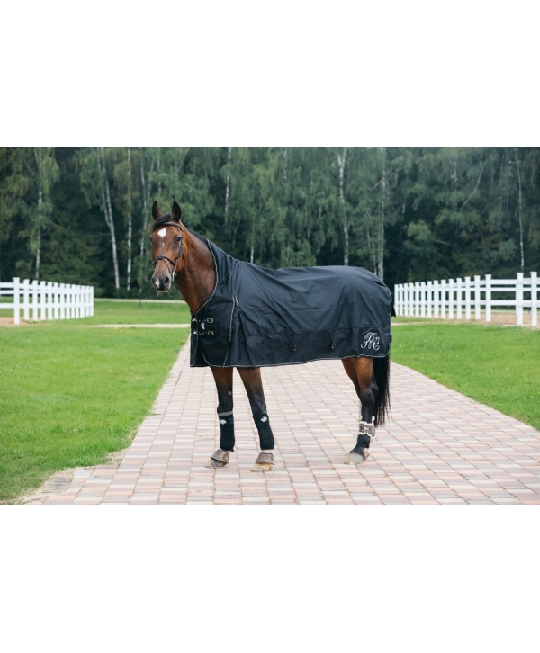 Попона дождевая AM Outdoor Rain Style with fleece (черный)