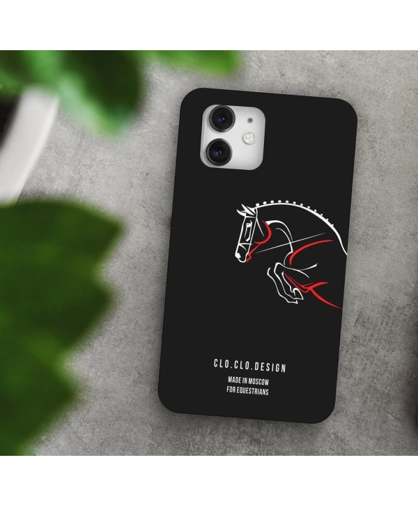 Чехол силиконовый на iphone конкур