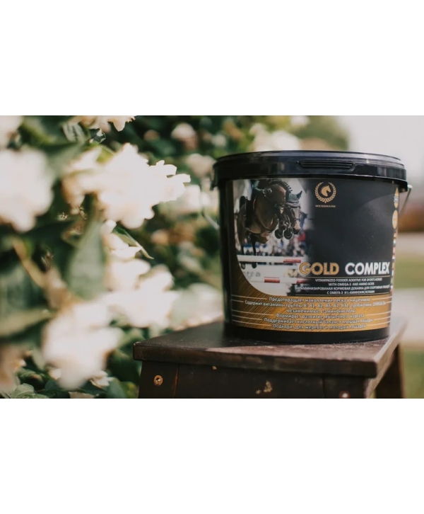 GOLD COMPLEX — Omega-3, аминокислоты и витамины для мышц, шерсти и восстановления лошадей.