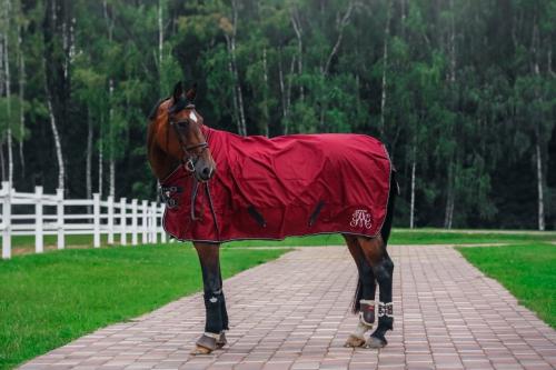 Попона дождевая AM Outdoor Rain Style with fleece (бордовый)