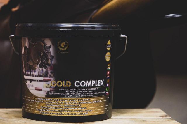 GOLD COMPLEX — Omega-3, аминокислоты и витамины для мышц, шерсти и восстановления лошадей.