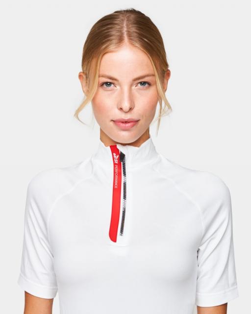 Поло с коротким рукавом EAST SHIRT SEAMLESS SHORT SLEEVE (белый)