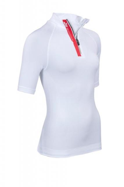 Поло с коротким рукавом EAST SHIRT SEAMLESS SHORT SLEEVE (белый)