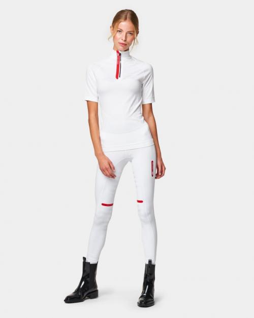 Поло с коротким рукавом EAST SHIRT SEAMLESS SHORT SLEEVE (белый)
