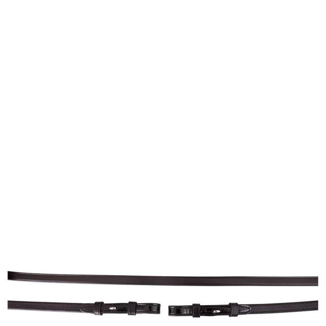 Поводья BR 13мм leather Curb Rein Lacquer