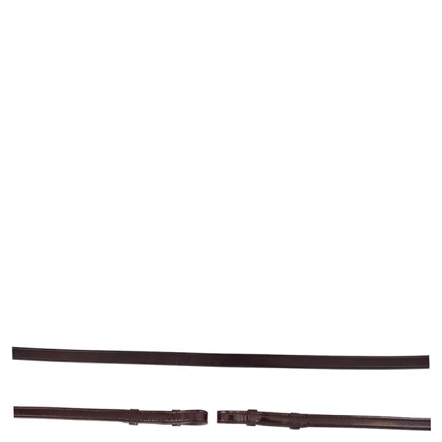 Поводья BR 13мм leather Curb Rein Lacquer
