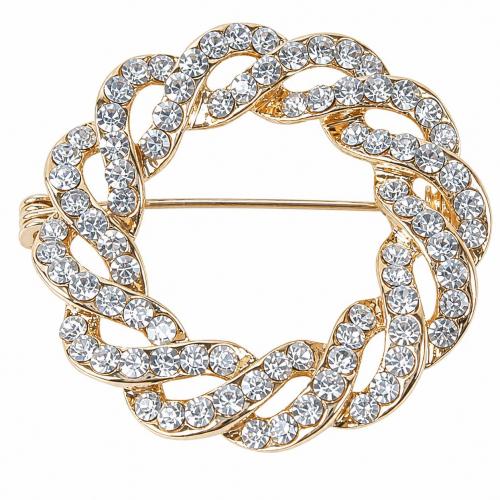 Брошь на манишку Stock pin Weath gold