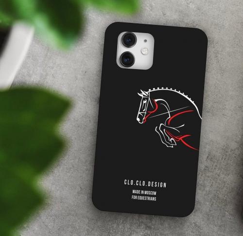 Чехол силиконовый на iphone конкур